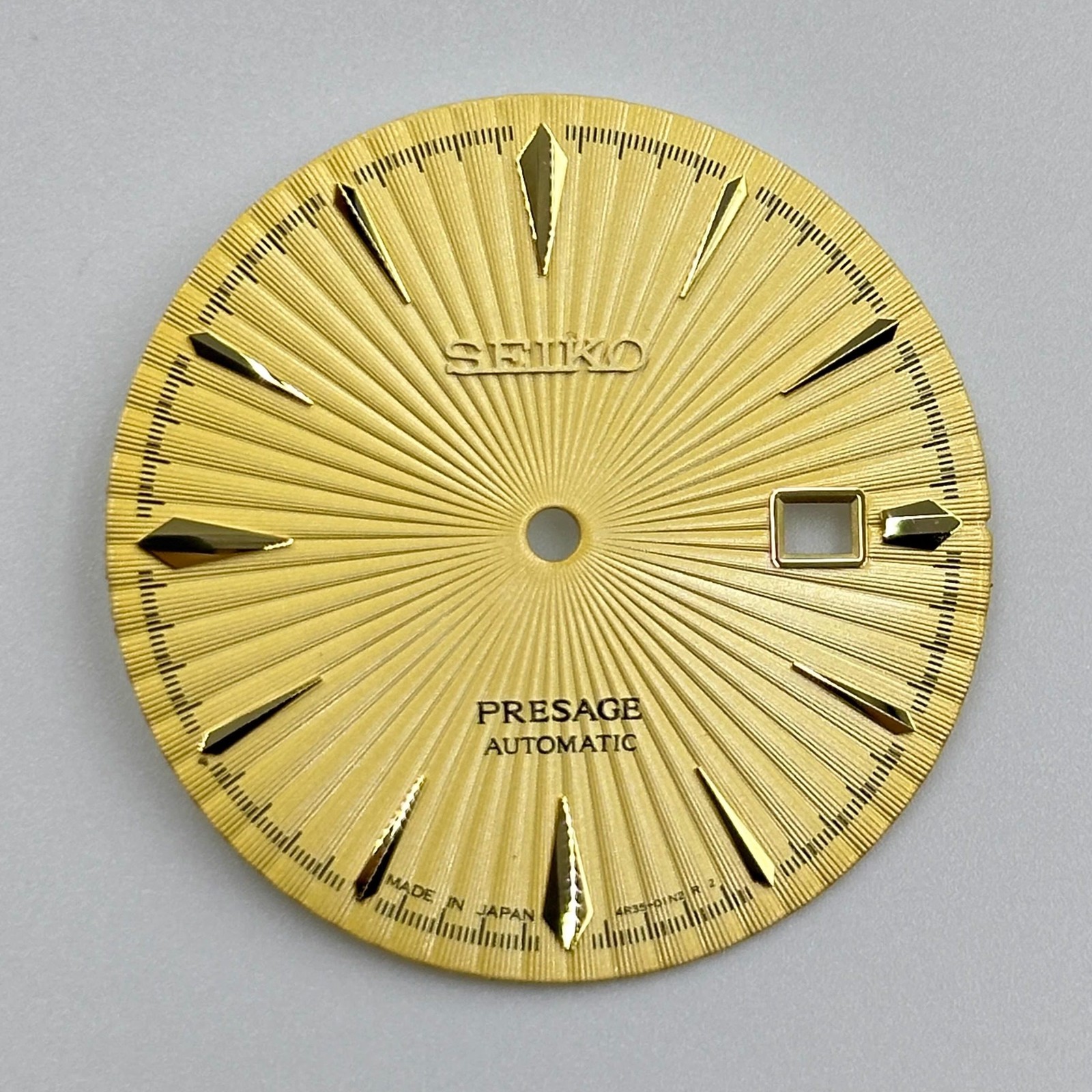 35mm Cocktail Stripes Watch Dial No Lume for Nh35 Movement Modification Accessor