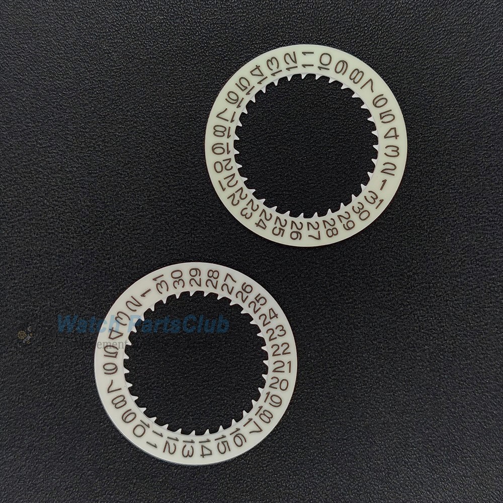 NH35 NH34 Movement Luminous White Date-Wheel 3H Date ModGreen Blue Luminous Disc