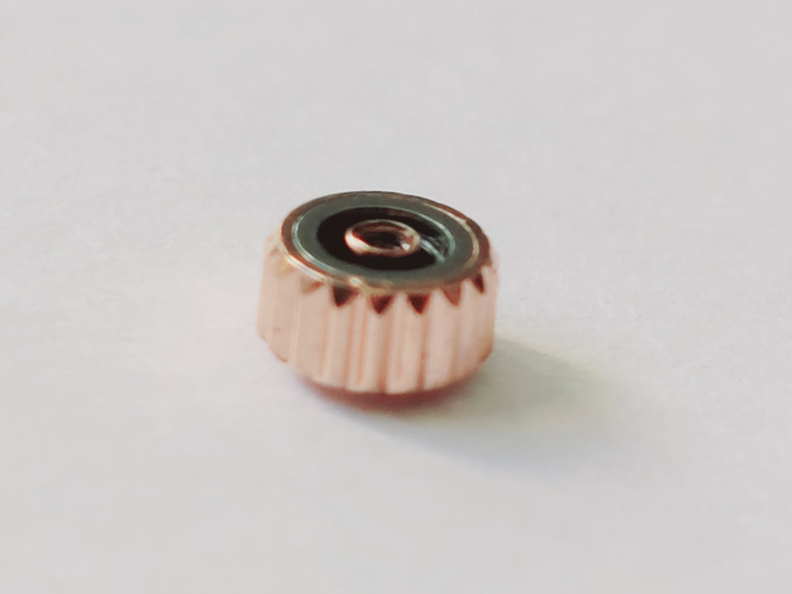OMEGA ROSE GOLD PLATED WATCH CROWN KEYS. (4.5mm X 2.5mm ) (OC-72)