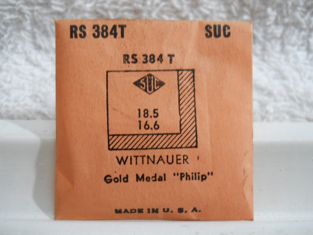 SUC RS384T Watch Crystal For Wittnauer Gold Medal Philip – 18.5 x 16.7 mm Repair