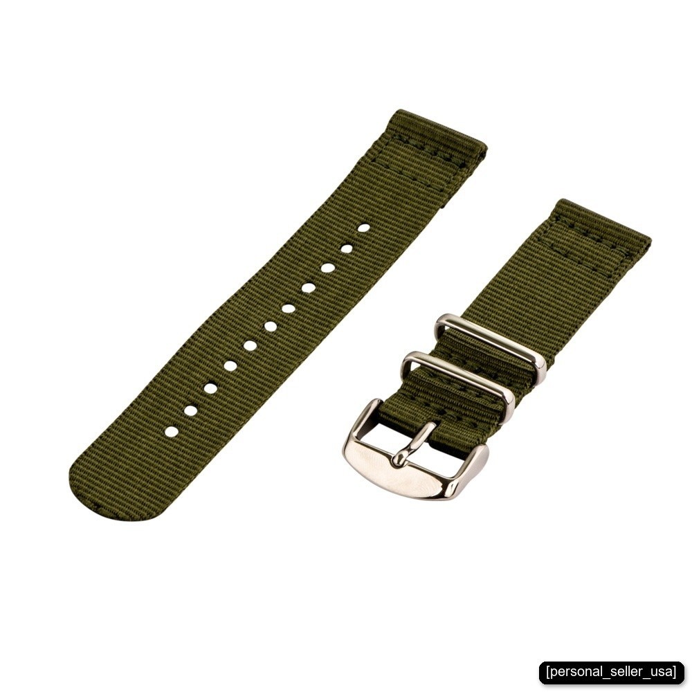 Nylon Rubber Watch Band 19mm 20mm 21mm 22mm 23m 24mm | Multi-Color Sport Strap