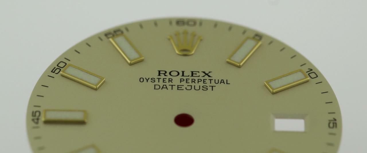 Original Men Rolex Datejust II 116303 116333 Ivory Luminous Stick Dial 2/T #P37