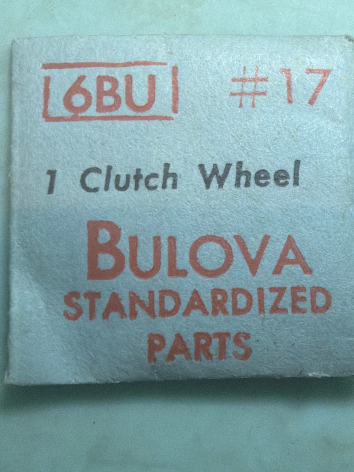 Bulova #17 – Clutch Wheel – NOS – Various Calibers