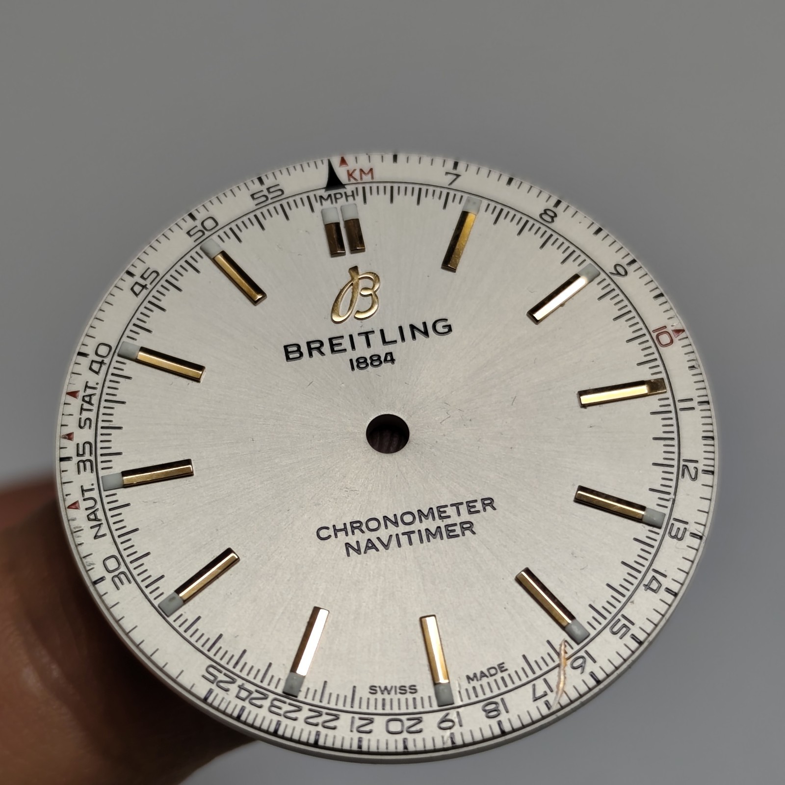 32 mm Breitling Watch Dail Swiss Made, PARTs Part REPAIRS #Y2
