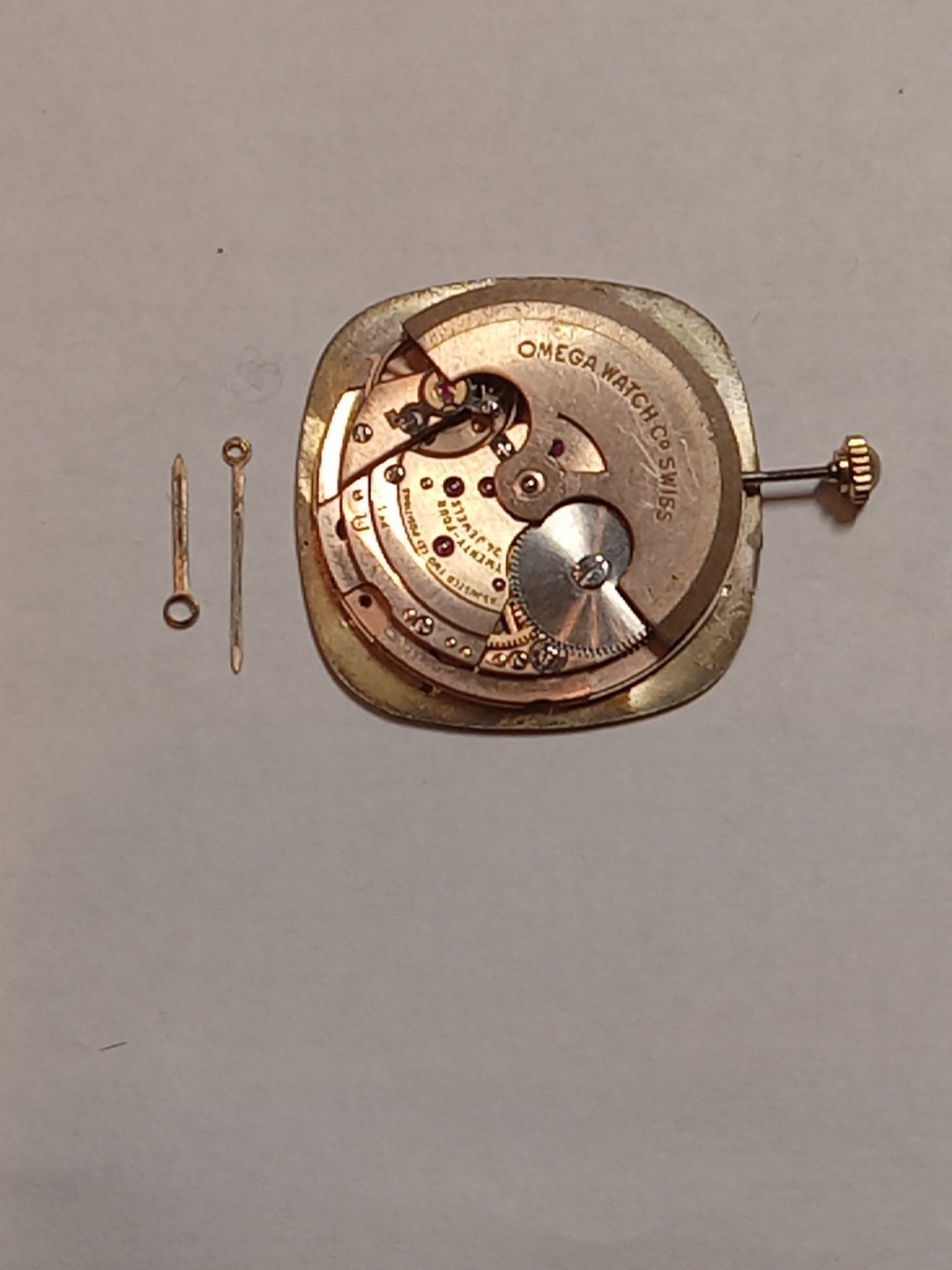 Omega Watch Movement Automatic Cal 711 Swiss 24 Jewels Mens