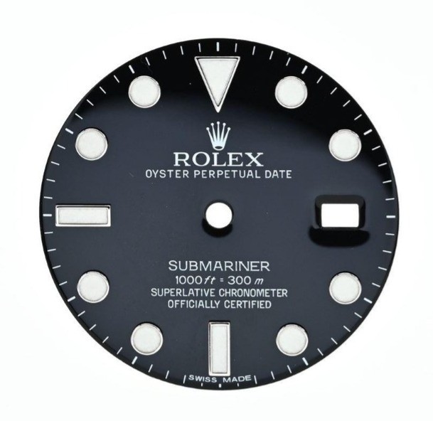 Rolex Dial Genuine , Submariner 116610 Black