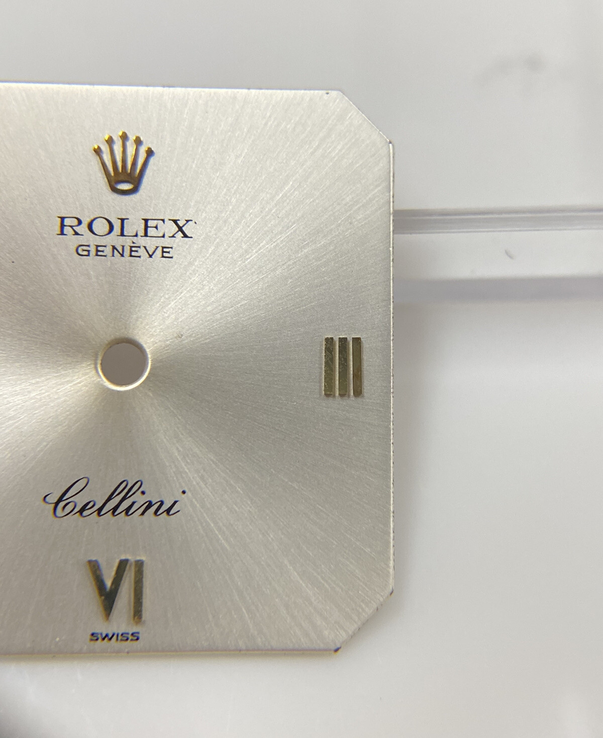 Original Rolex Cellini Silver/Yellow Gold Dial Ref. 4150 Cal. 1602