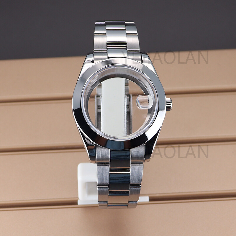 36mm/40mm Men Watch Case oyster strap Steel Couple Style For NH35 nh36 nh38 8215