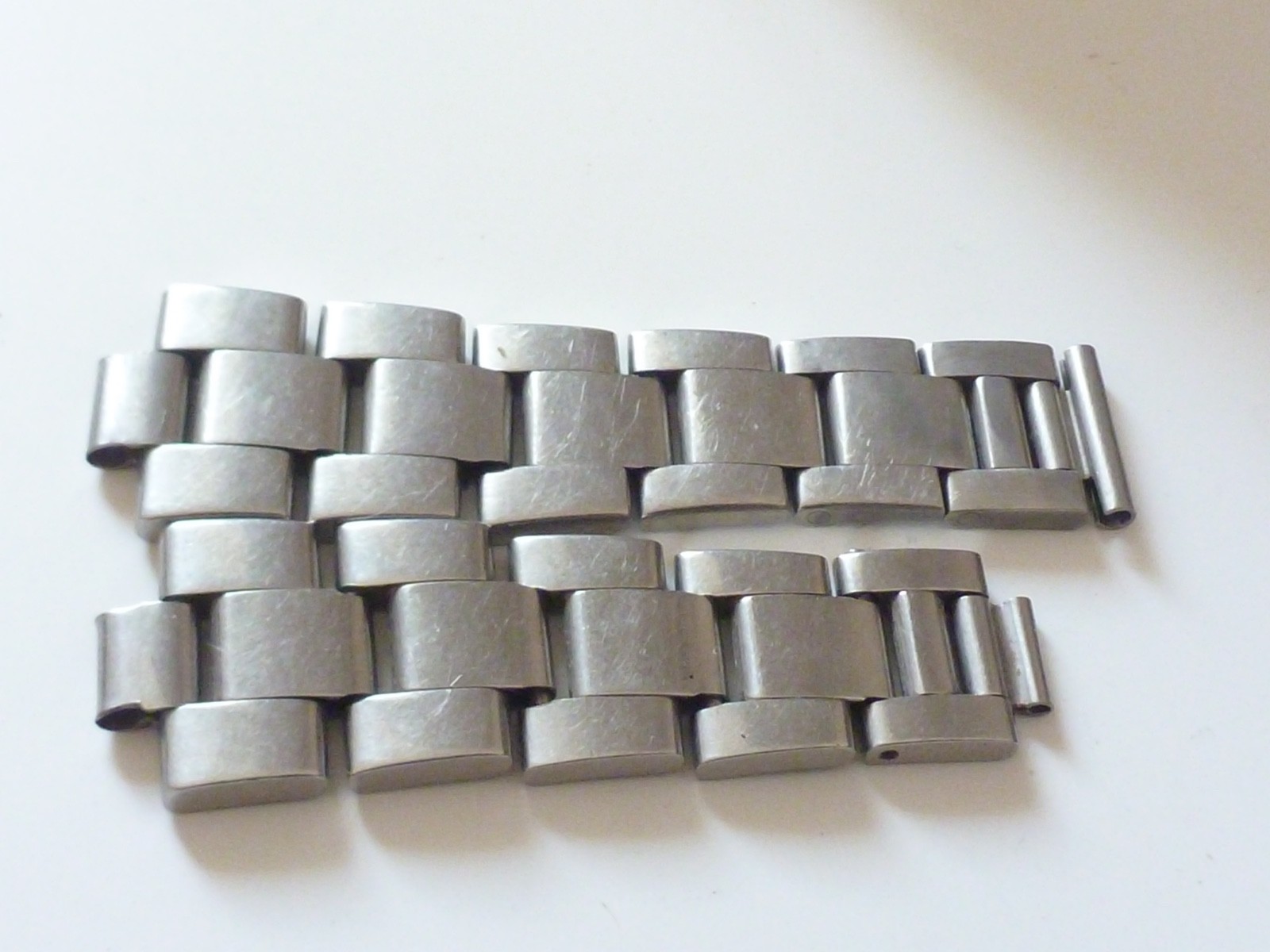 2 Half ORIGINAL Rolex Steel Bracelet 78350 19MM length Oyster without ends –