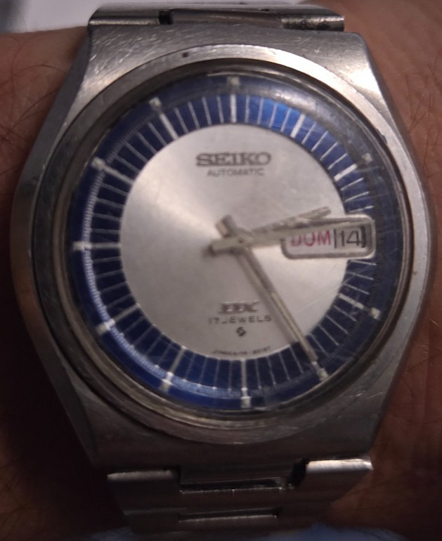 Vintage Seiko DX 6106-8629 Automatic Blue Dial – 1972 Japan Day/Date classic!!!@