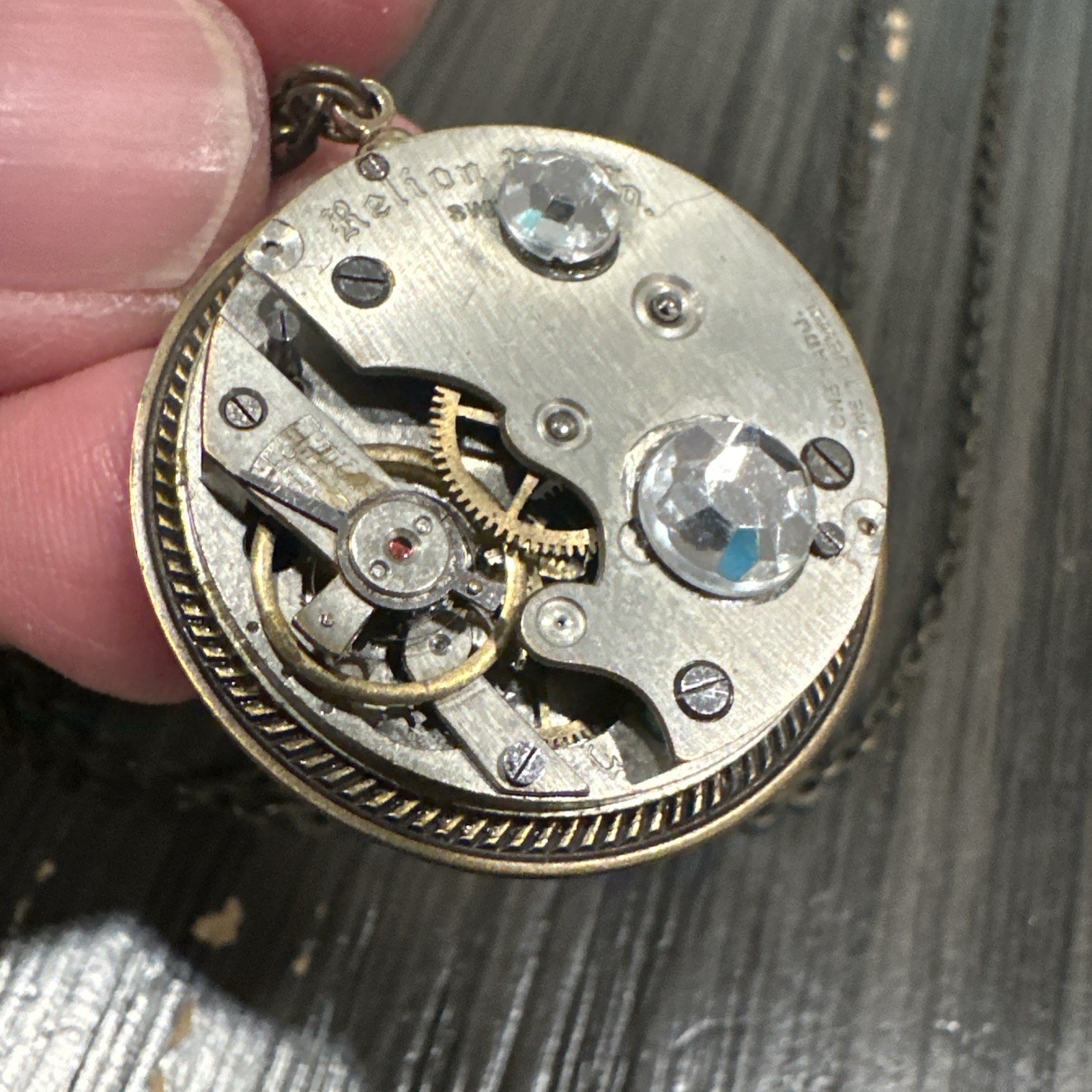 Vintage Relion Watch Movement Repairs Parts Watchmaker Jewels Spares