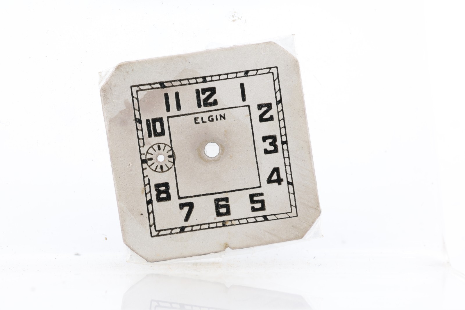 ELGIN ART DECO NOS WRIST WATCH DIAL 23.6×23.77mm (KX)