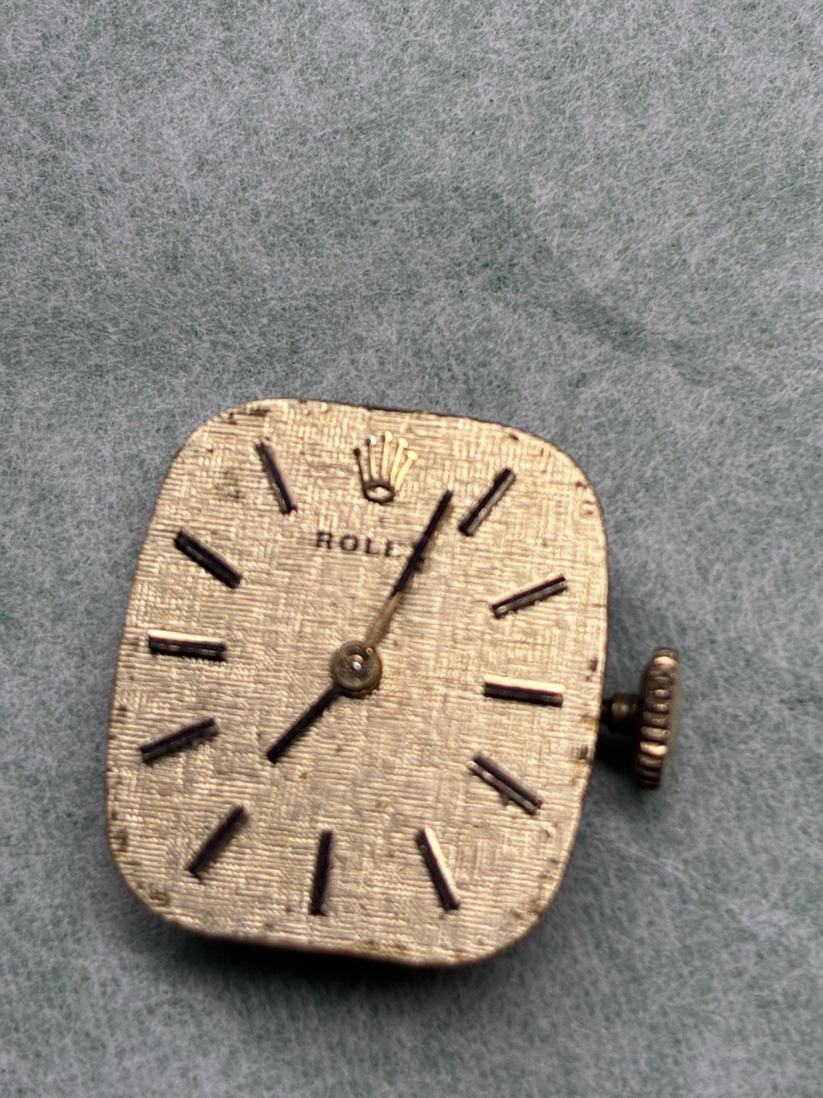 Vintage Rolex Caliber 1400 17-Jewel Wristwatch Movement Repair, Parts
