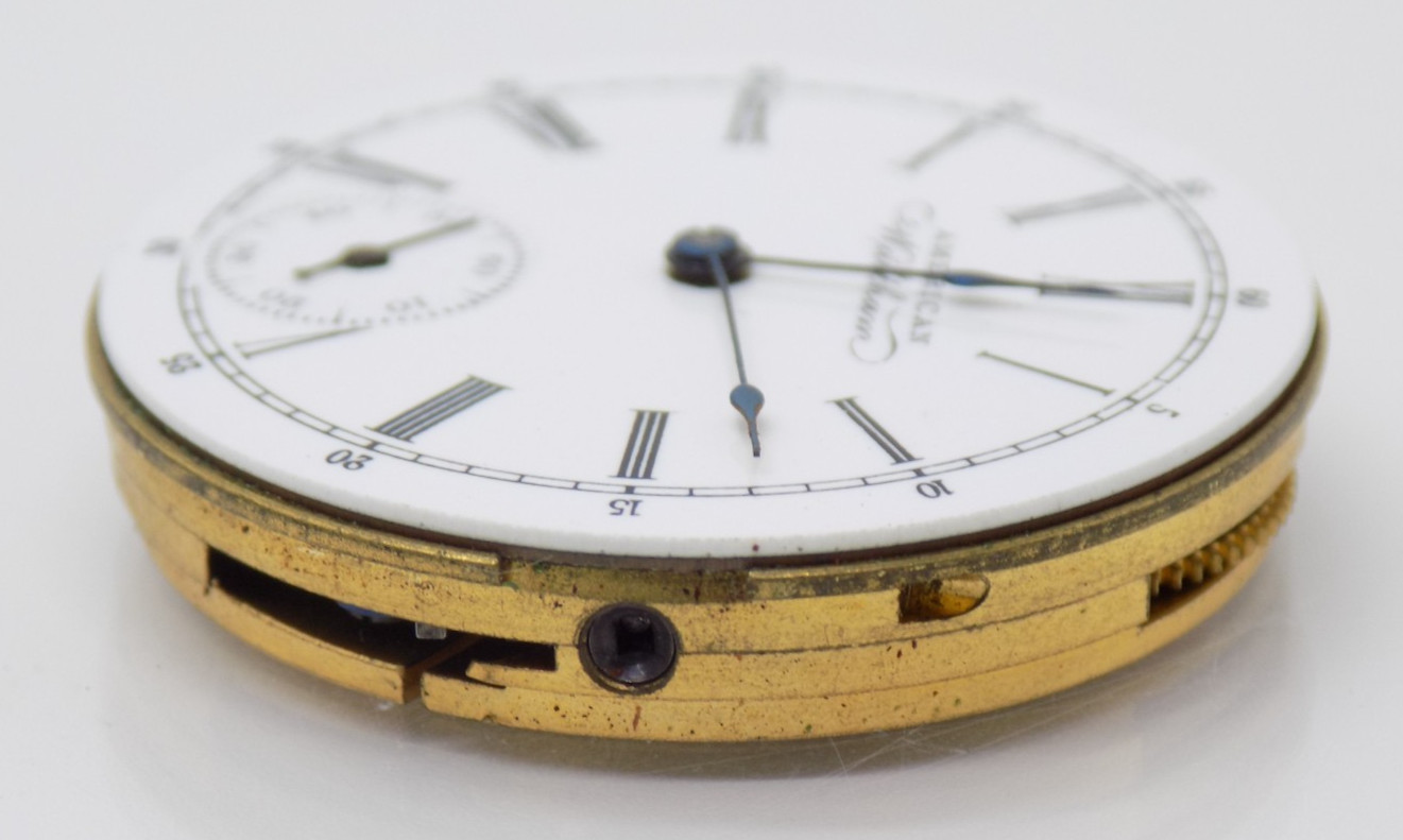 1891 American Waltham Grade 60 Model 1891 0s Pocket 7J Watch Movement