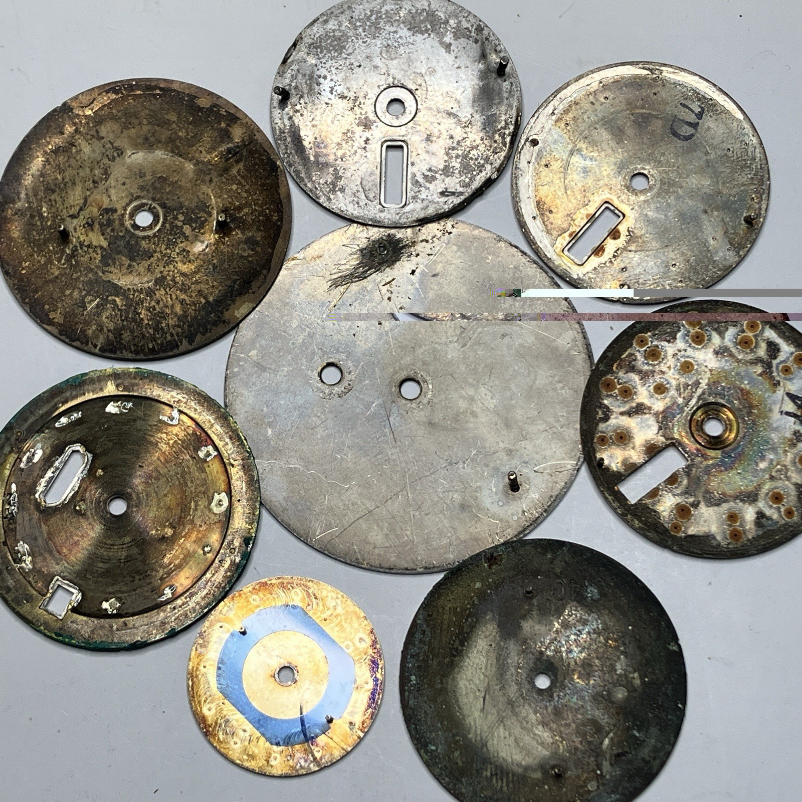8 Vintage Seiko Citizen Dials Sportsman Actus Quartz Stopwatch Parts Repair