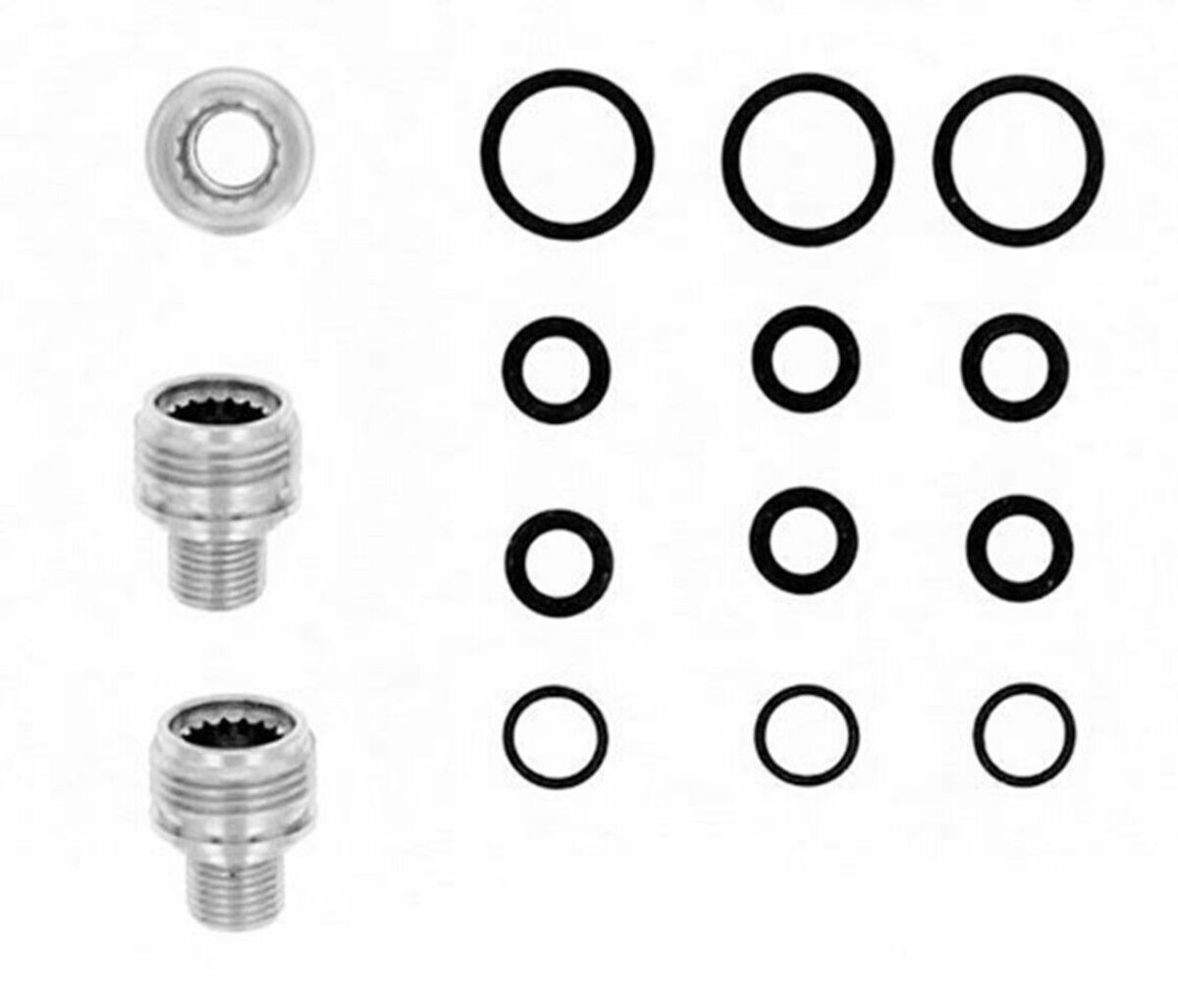 3 CASE TUBE FIT ROLEX SEA DWELLER 7MM CROWN 24-7030 16600 16660 STAINLESS STEEL