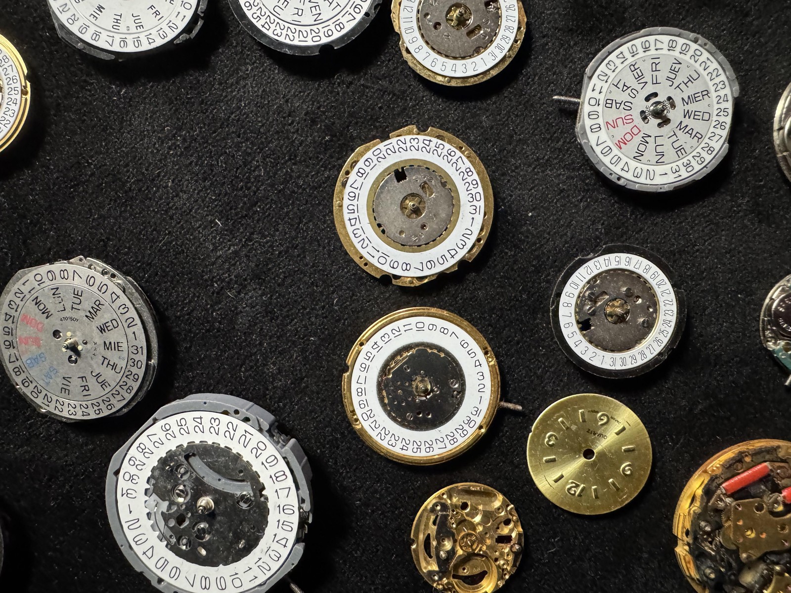 Large Lot Watch Movement Parts Quartz Mechanical For Repair Craft Steampunk