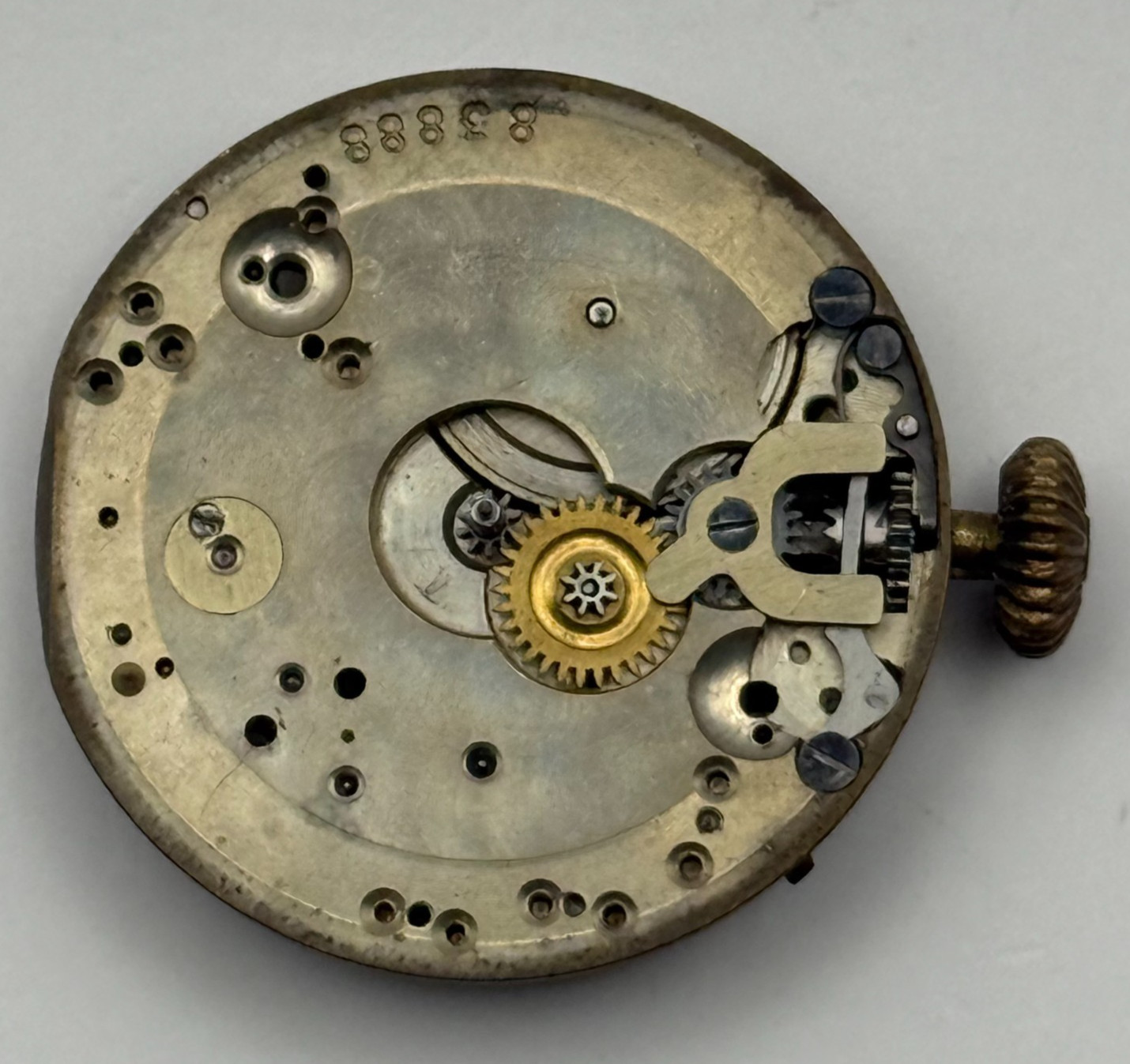 Trench Watch Movement Manual Wind Vintage Parts Repair Spares 24.9mm