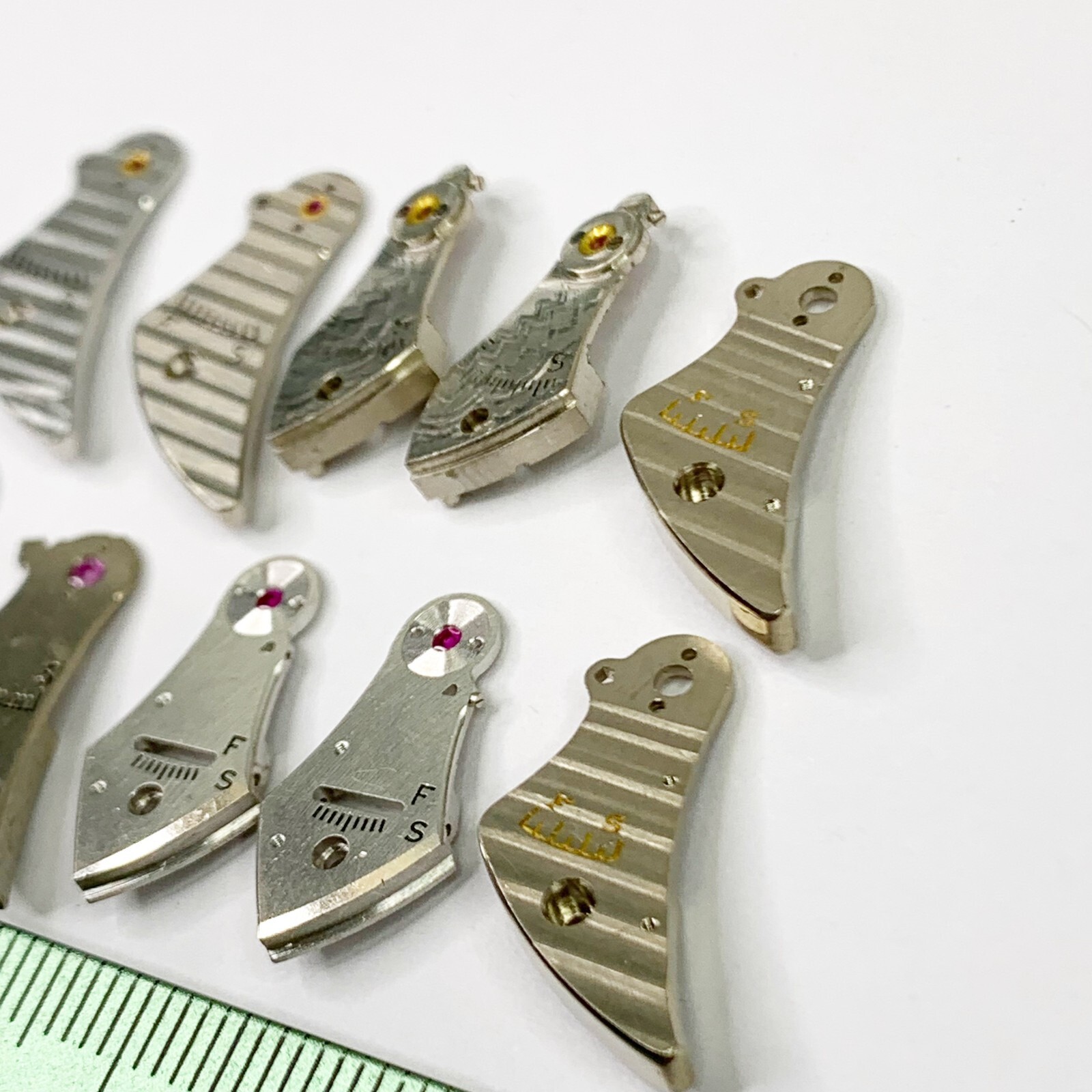 10 Balance Cocks Bridge Pocket Watch Part Steampunk Watchmaker Repair Lot Jewels