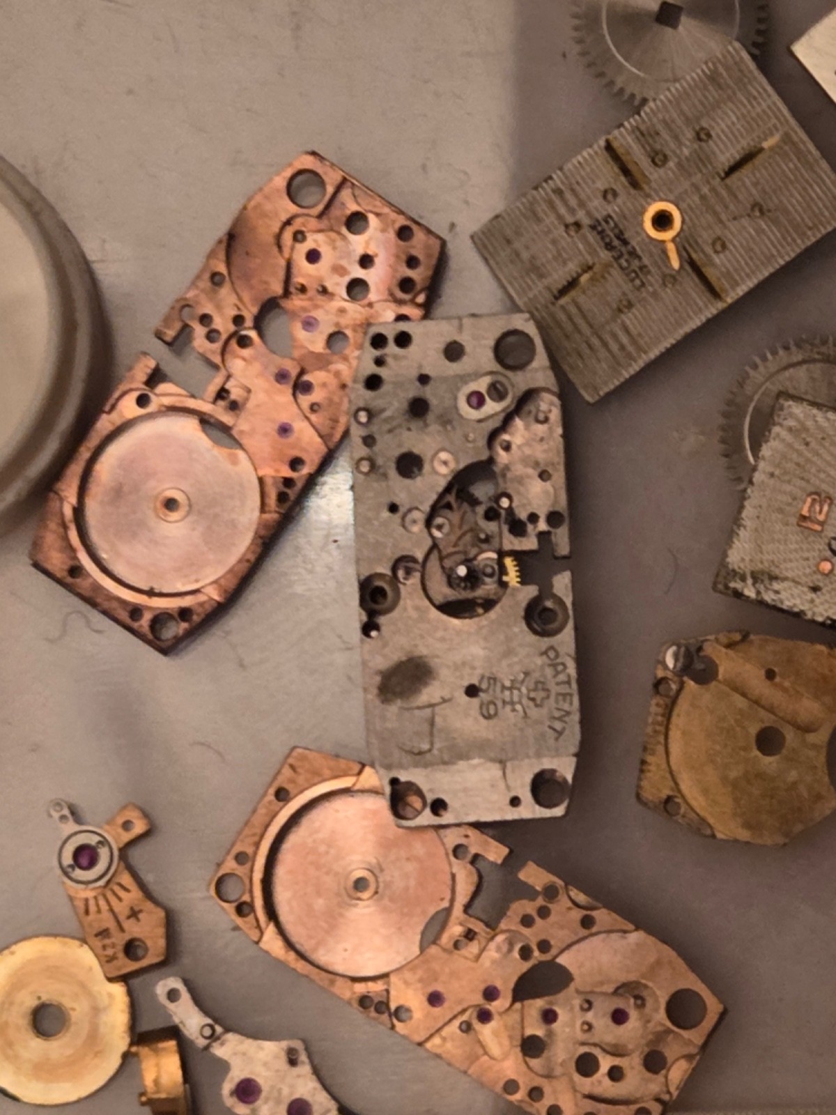 FHF 59 plates and parts.