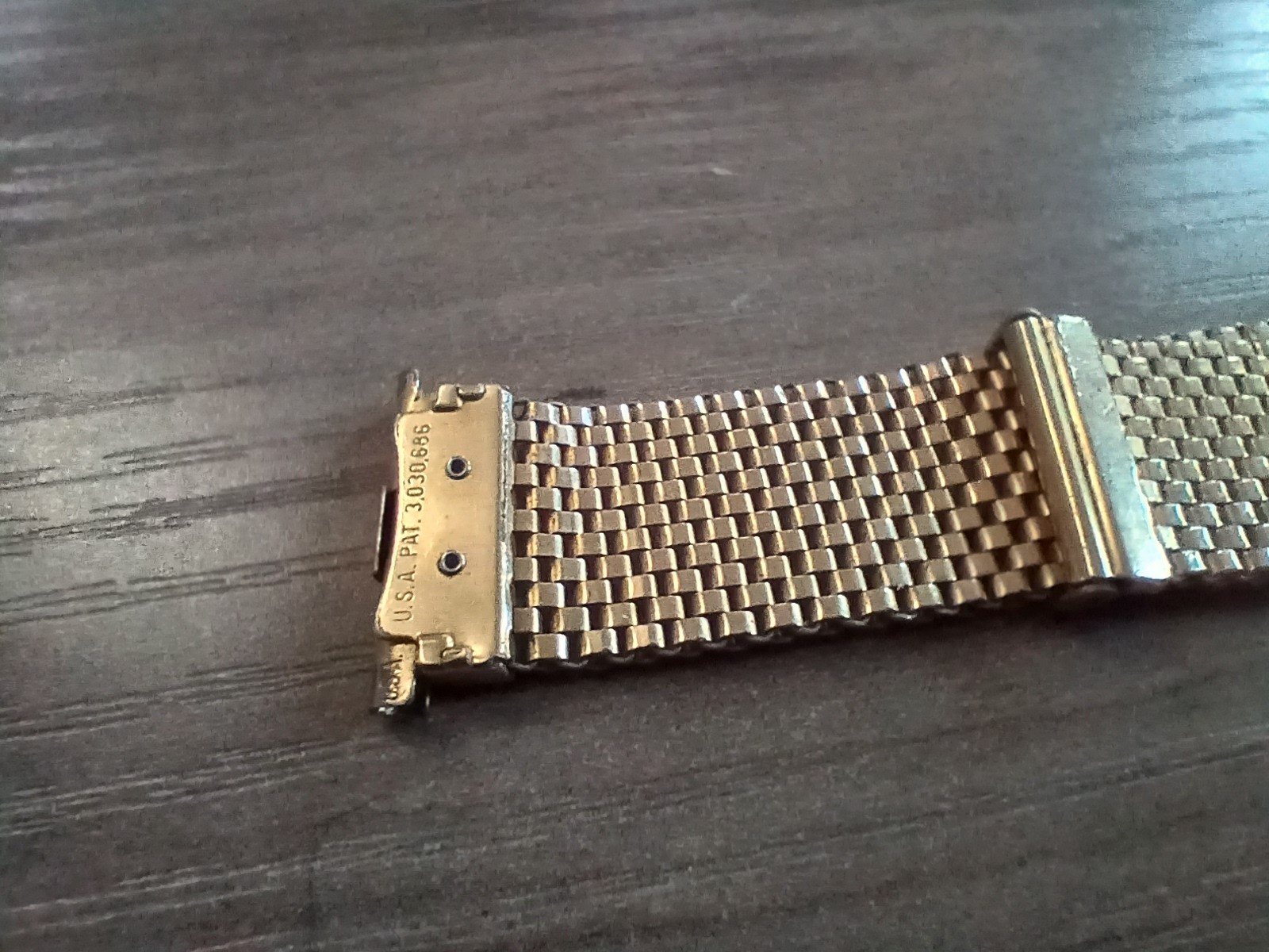 1960’s J.B. Champion 1/20 10k GF Gold Filled Mesh Watch Band Nasa – Omega