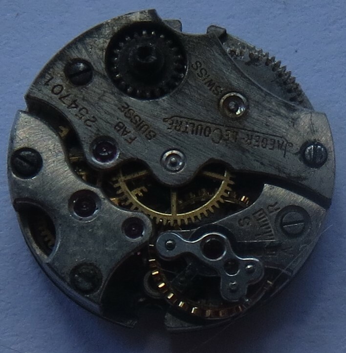 Jaeger LeCoultre lady wristwatch movement & dial 15 mm. in diameter