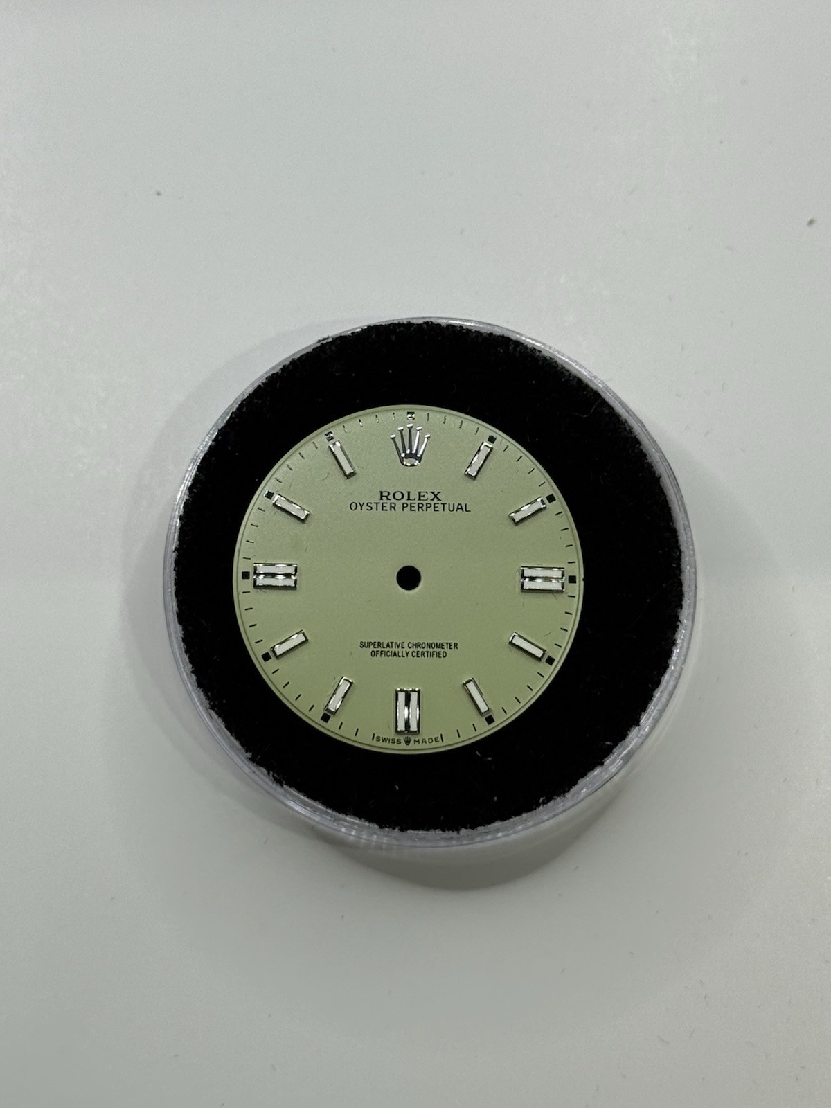 Rolex Pistachio 36mm Oyster Perpetual Custom Dial for model 126000