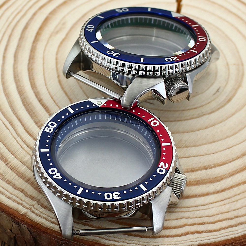 42.5mm Modify Seiko SKX007 Mod Watch Case Sapphire 10ATM For Seiko NH35 34 36 38