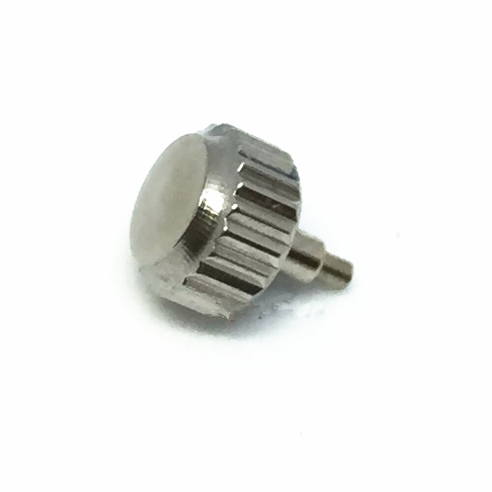 1Pc Silver Stainless Watch Crown For NH35 NH36 Watch Movement Replacement Part