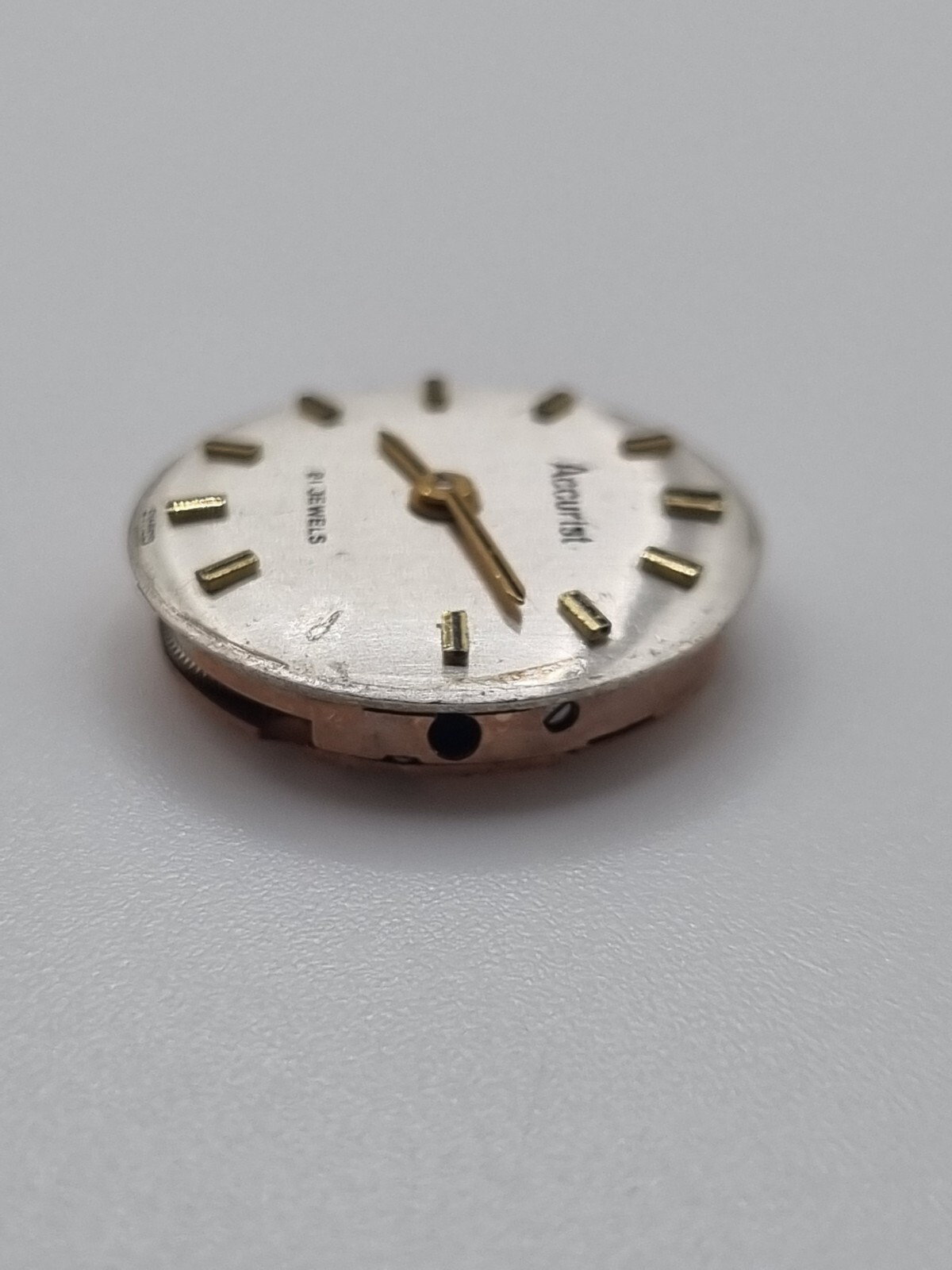 Accurist ETA 2412 Manual Wind Watch Movement 21 Jewels Swiss Parts Repair 16.5mm