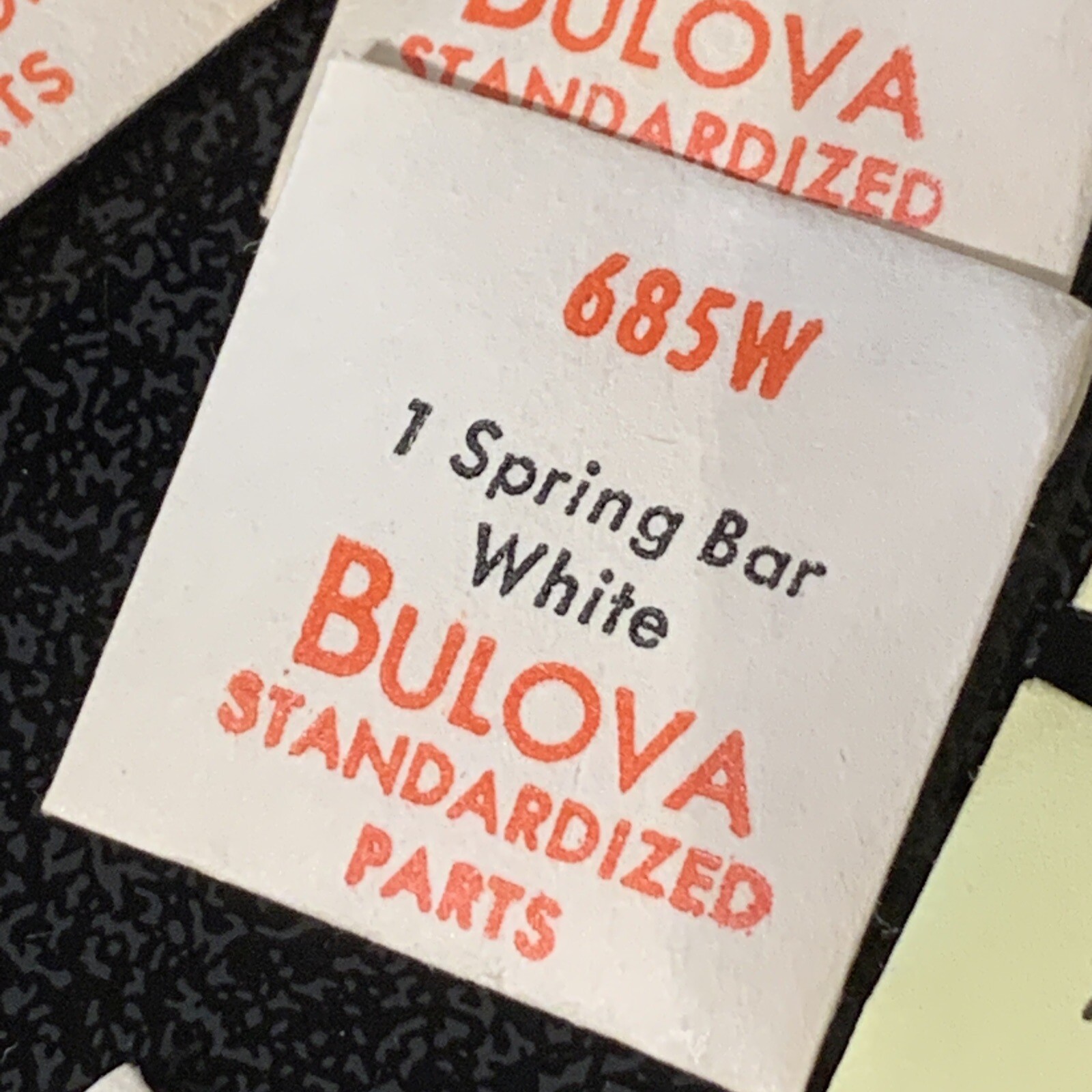 Lot VTG Wrist Watch Band Spring Bar Pin New Old Stock Bulova 683 685 679 672 Y W
