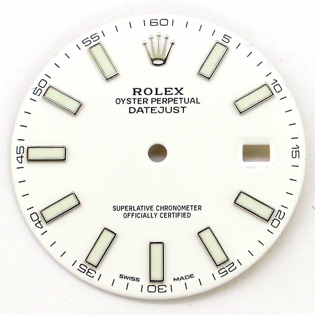 Rolex Datejust II White Dial with Index Hour Markers 116334