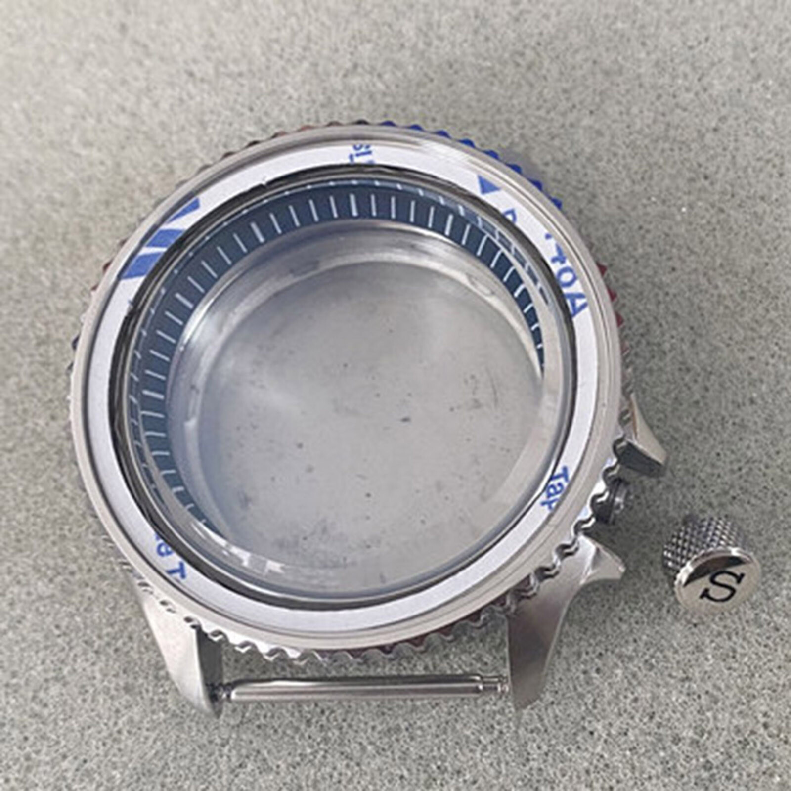 41.5MM Black Inner Shadow Watch Case Mineral Glass for SKX007 NH35/NH36 Movement