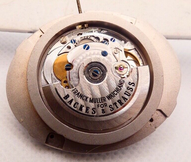 franck muller movement Automatic Blue bis dail GENUINE 100% working 1A