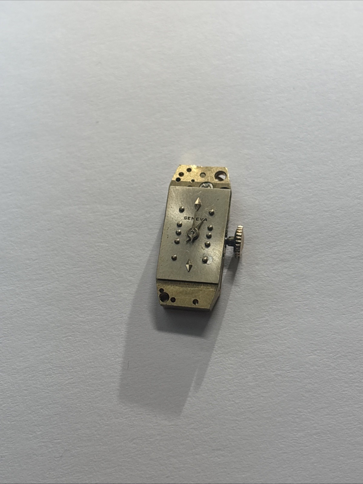 GENEVA DIAL AND MOVEMENT (AS IS)(MOVEMENT WORKS)