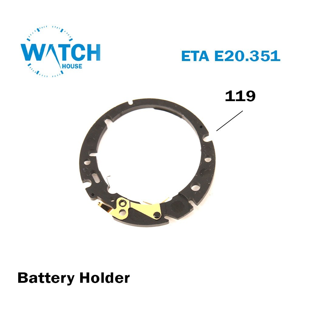 ETA E20.351 Swiss Quartz Movement Module- Battery Holder-Electronic Movement.