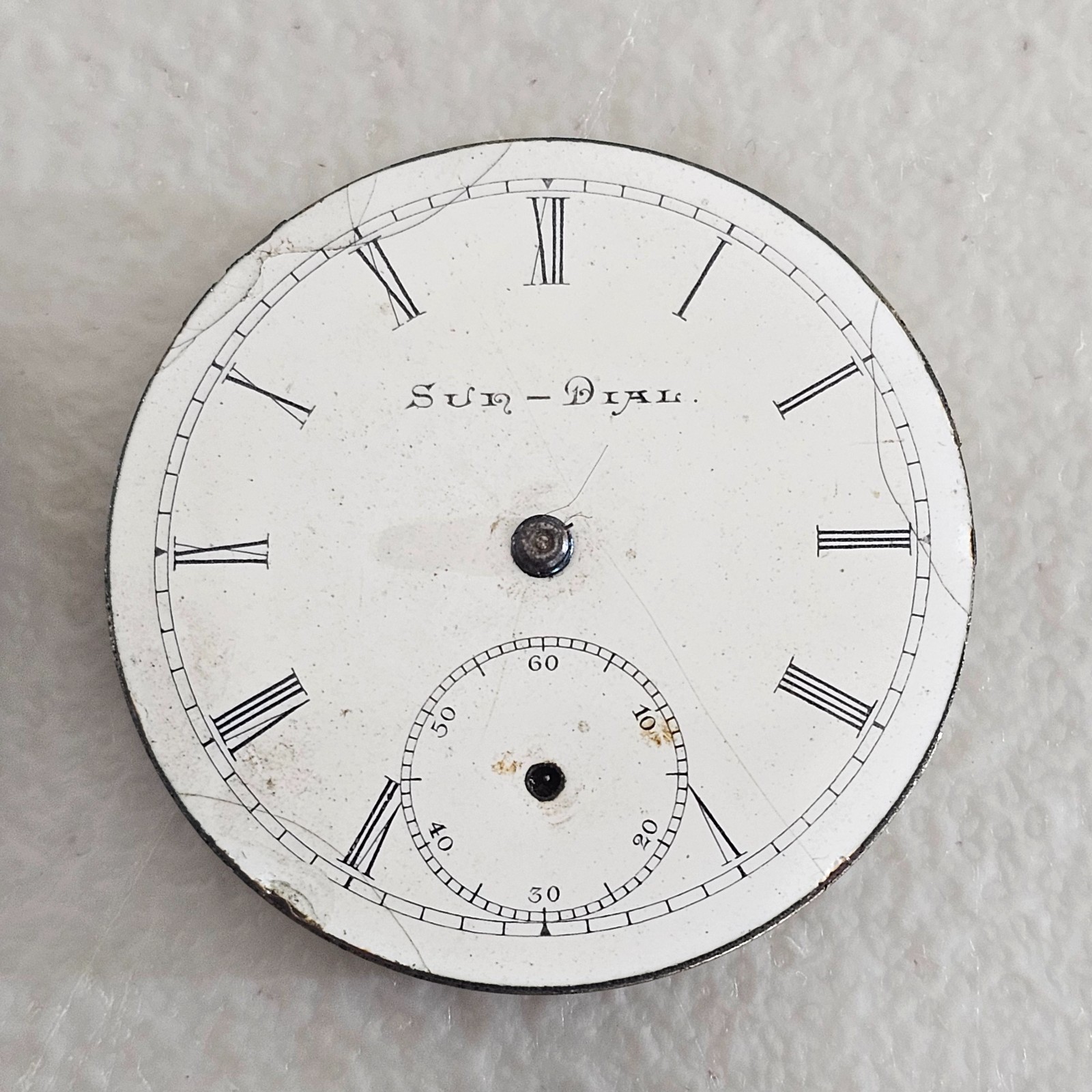 Lot of 4 American Pocket Watch Movements For Parts Waltham Hampden SunDial NY