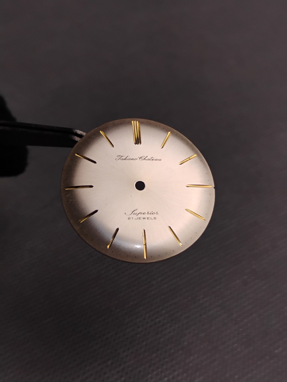 Genuine Takano Chetau 21 Jewels 31.5mm Silver Dial