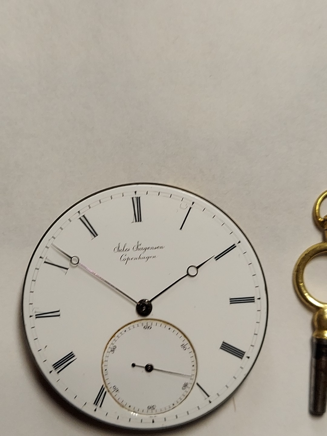 jules jurgensen Collectible P.W. Movement High Grade Key Wind Mens Full Jewels