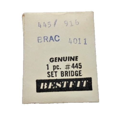 BRAC 4011 Setting Lever Spring Set Bridge watch part #445/916