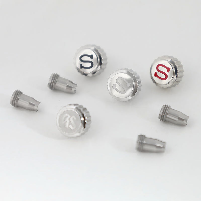 DS Waterproof Stainless Steel Screw Crown GS 6.5mm S Mod Crown Tube NH35 NH34 36