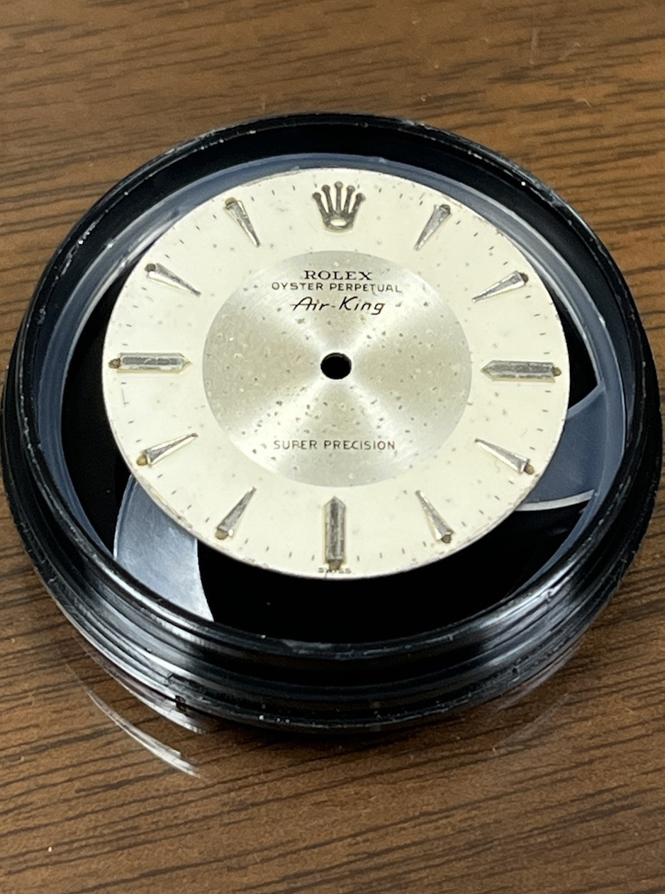 100% Orig RARE vintage Air King 1950s Rolex 5500 Super Precision Bullseye Dial