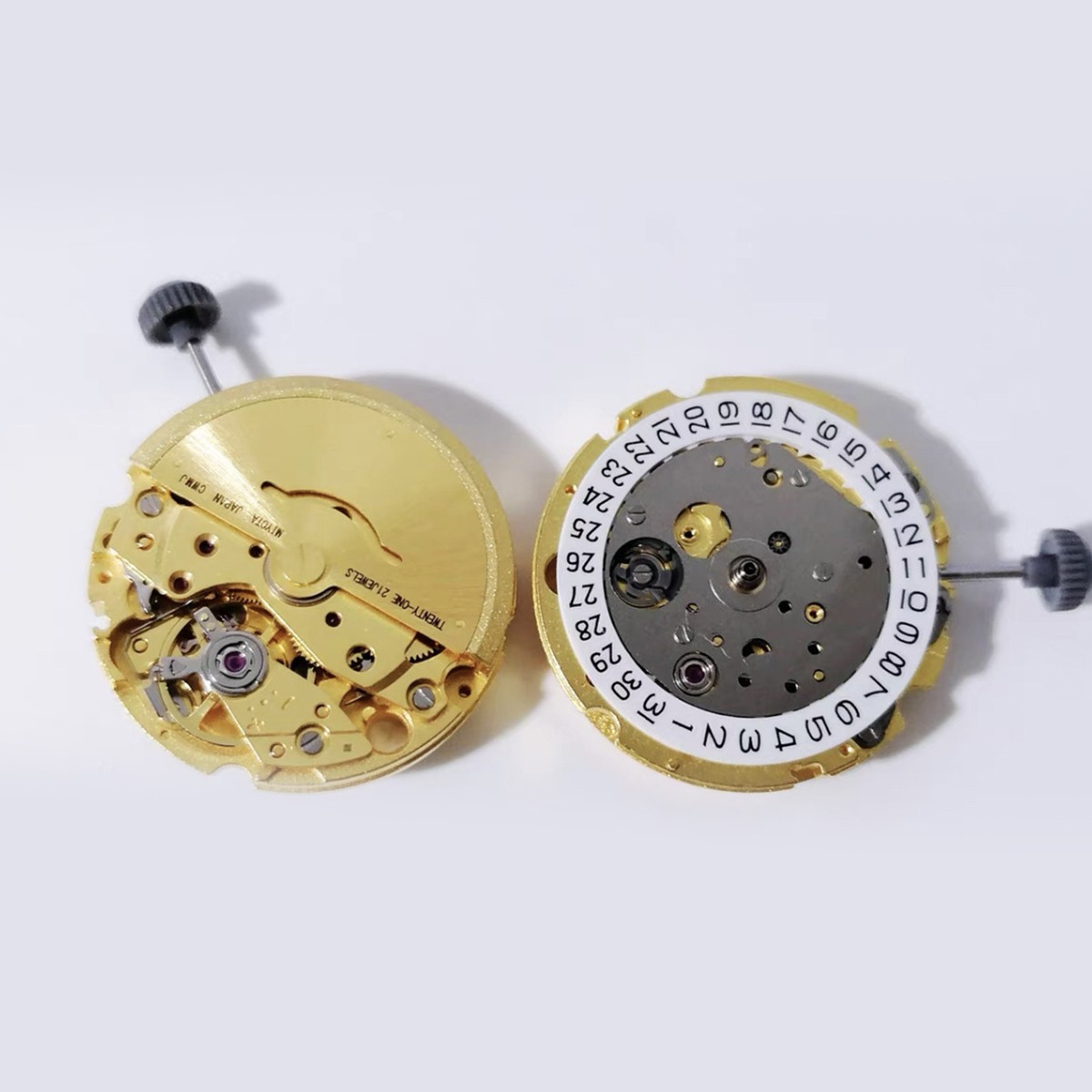 Original 8215 Watch Automatic Movement 21 Jewels, Date at 3 + Extra Parts