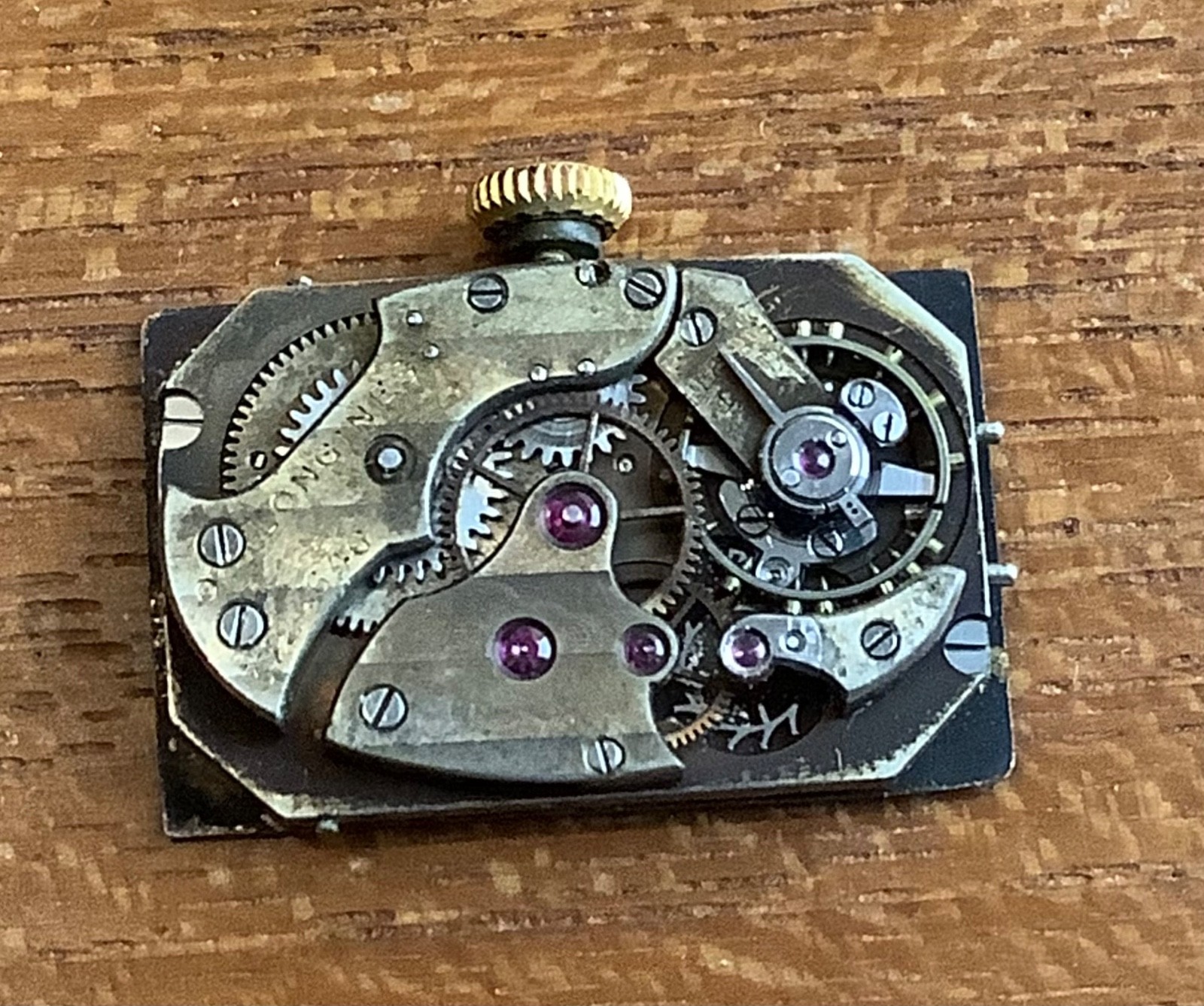 1920s LONGINES 17 Jewels Art Deco 16mm Swiss Watch Movement PARTS REPAIR
