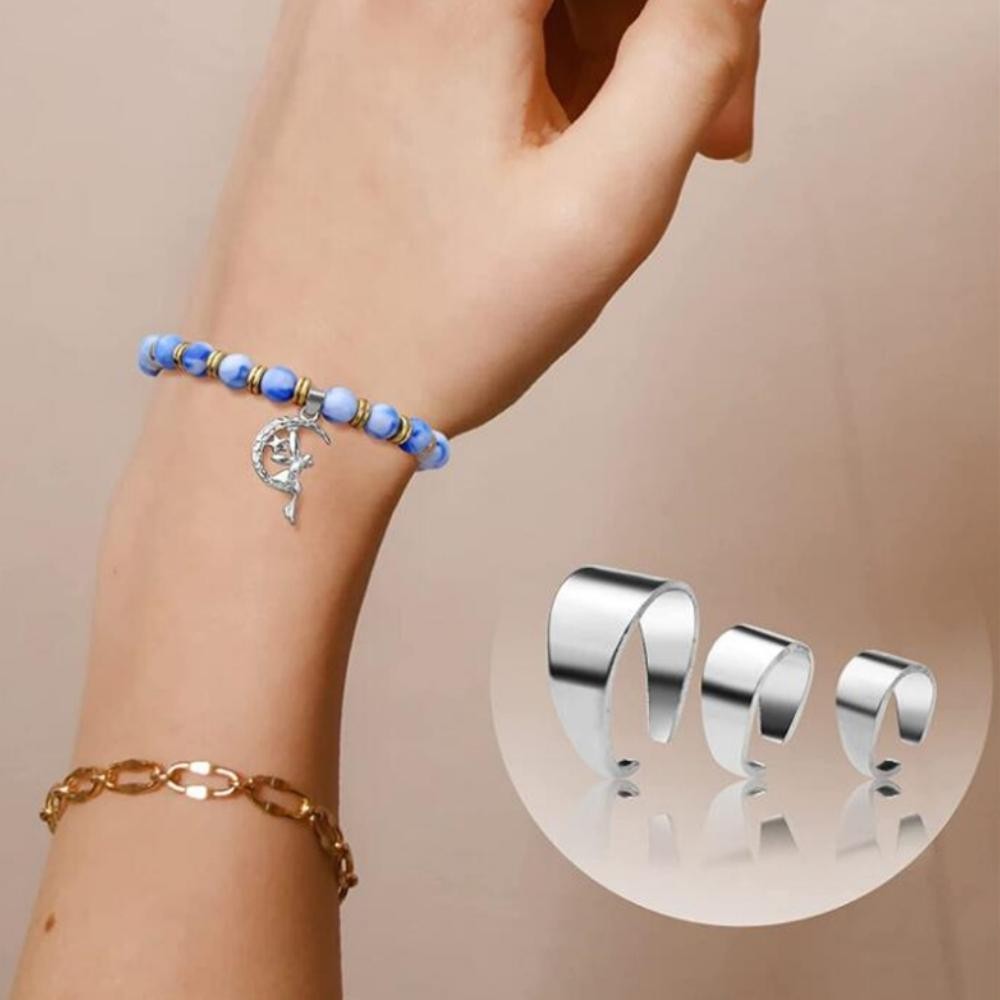 100pcs Stainless Steel Clip Pendant Clasp Melon Seed Buckle for Diy Charm Connec