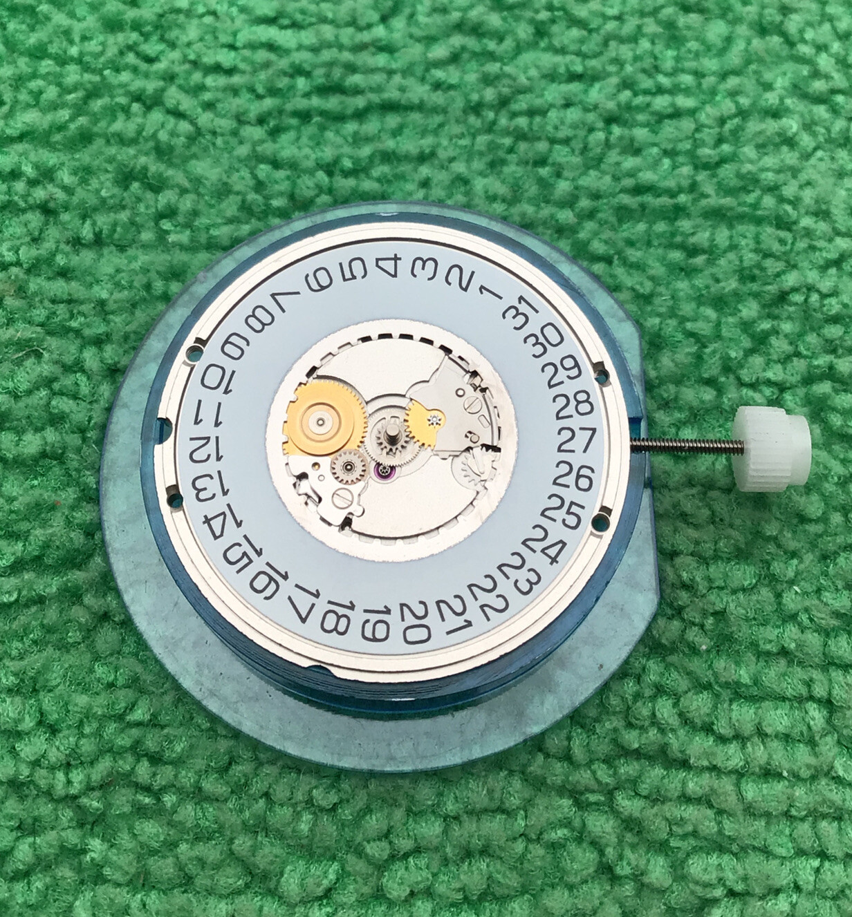 ESA ETA 955.114 Quartz Wristwatch Movement Date At 3, 2 Hands NOS. No hour wheel