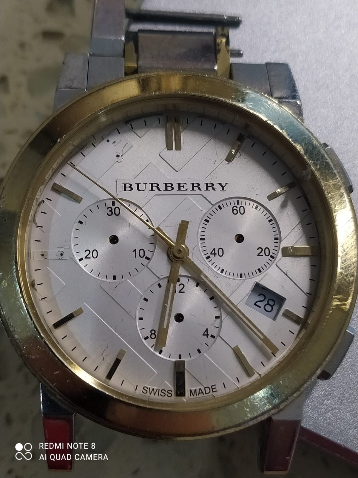 Burberry REF. BU9751 Watch Working For Parts Used