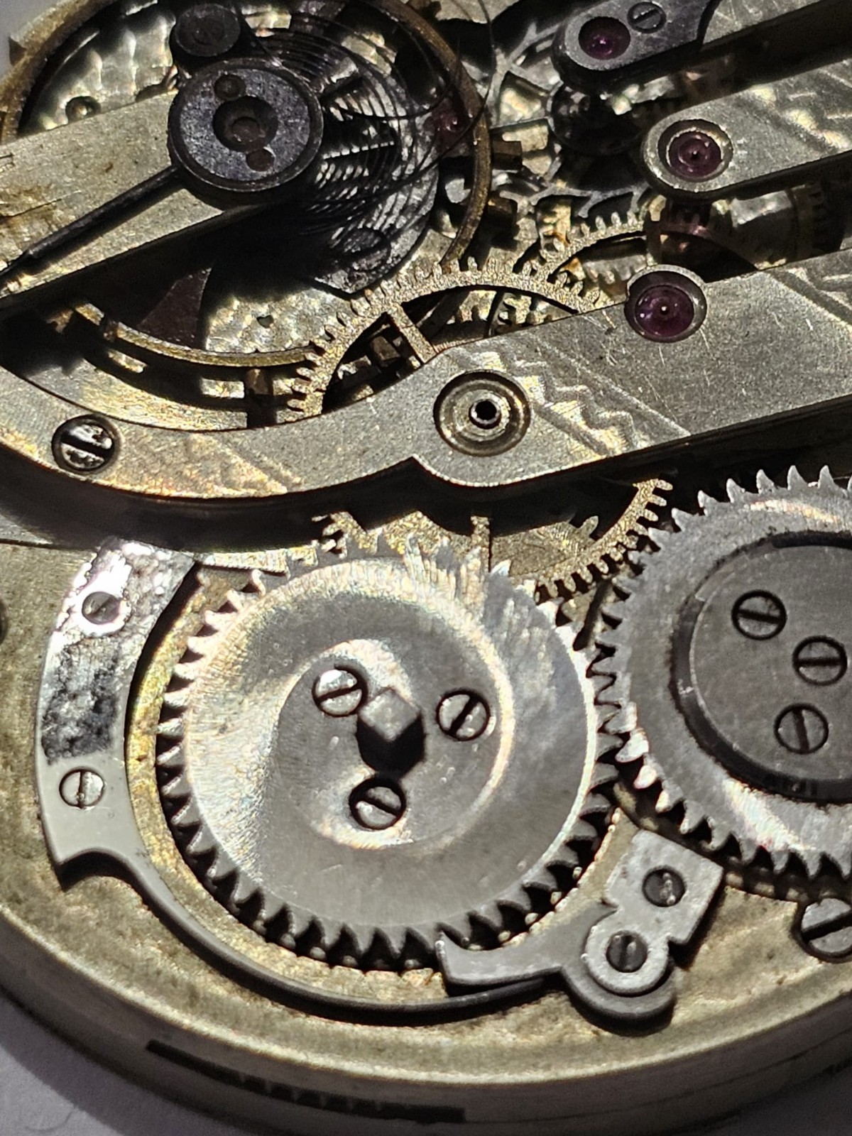 FLEURIER SILVER GOLD POCKET MOVEMENT WITH MALTIC CROSS – NUMBER 147 -…