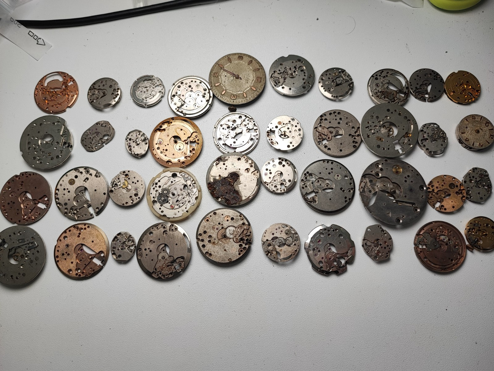 mix Watch Main Plate platinum lot as fhf fe eb harley brac fef eta bfg ut others