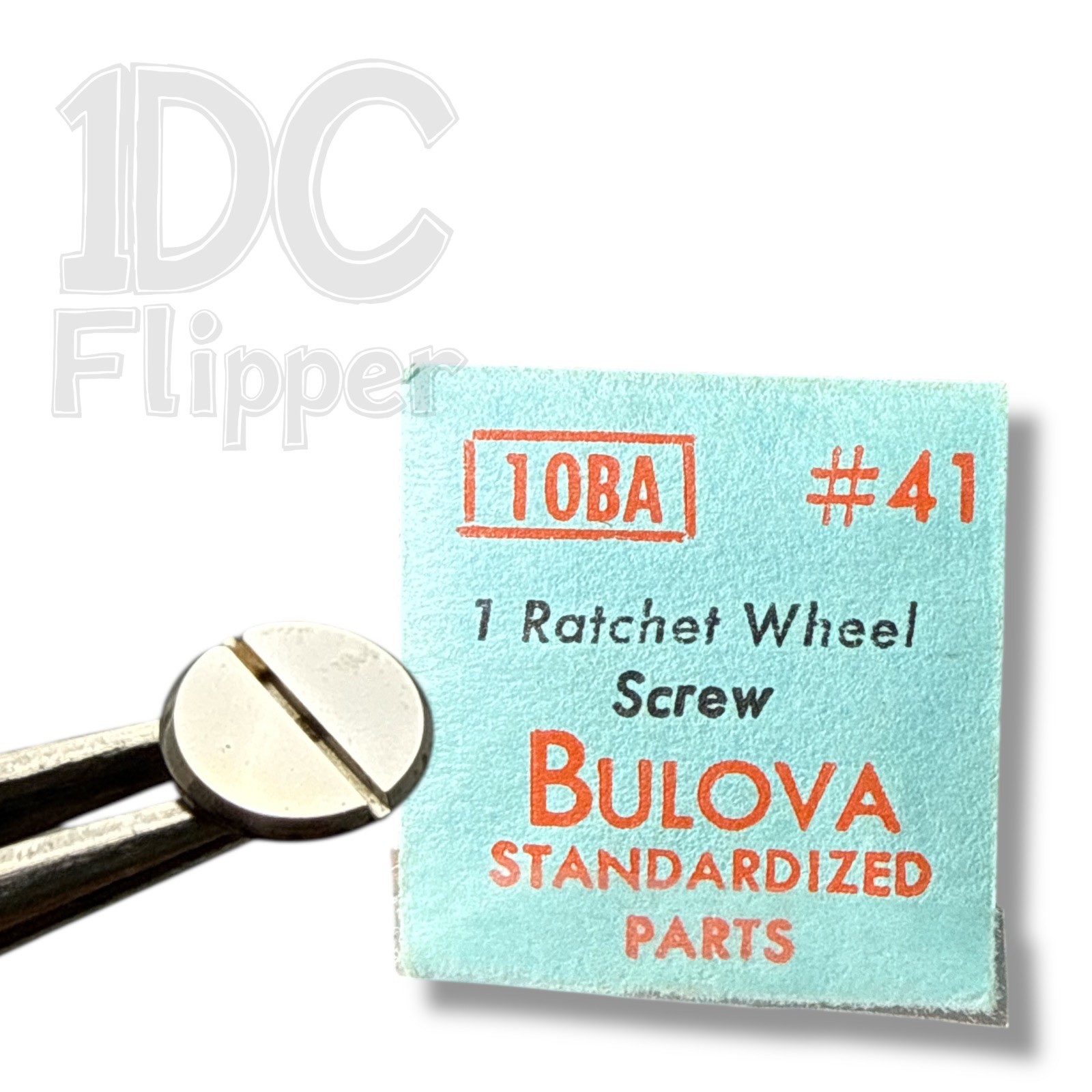 Bulova 10BA RATCHET WHEEL SCREW #41 5415/101 ETA 900 Fits Multiple, Read!